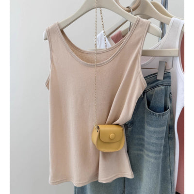 Femme Weiches Jersey Tanktop mit schmeichelhaftem Schnitt Heidi-Mode