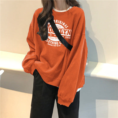 Femme Oversized Grafik Sweatshirt Heidi-Mode