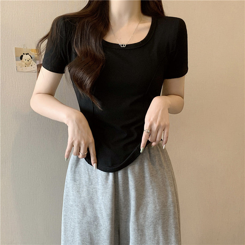 Femme Soft Stretch Kurzarm-T-Shirt Heidi-Mode