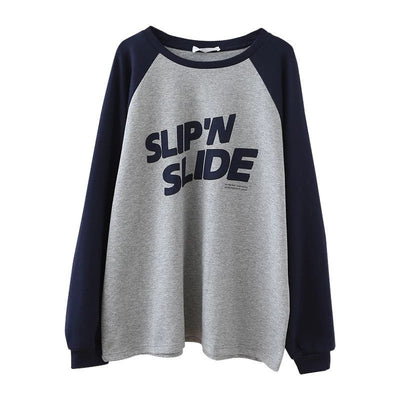 Femme Grafik Pullover Sweatshirt mit Relaxed Fit Heidi-Mode