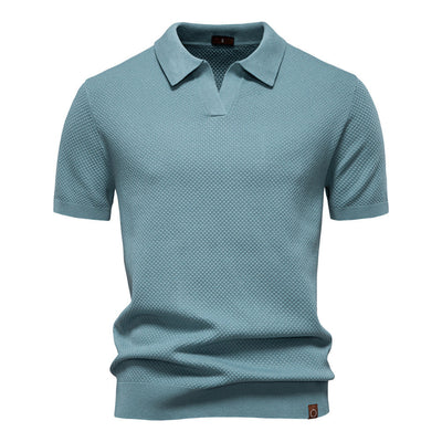 Holger – Strukturiertes Polo-Shirt