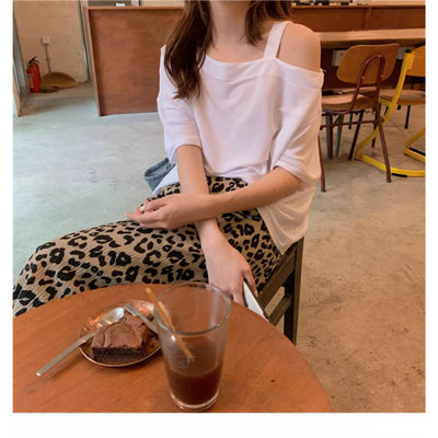 Damen Off-Shoulder Freizeit Bluse Heidi-Mode