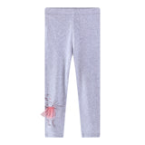 Mädchen Leggings mit niedlicher Ballett-Tüllapplikation Drune in Gelb