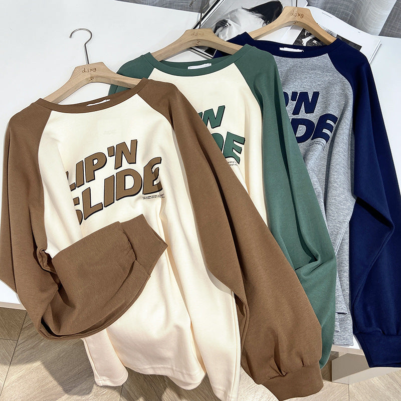 Femme Grafik Sweatshirt mit Fettdruck Heidi-Mode