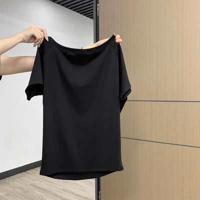 Femme Off-Shoulder Relaxed Fit Tee Heidi-Mode