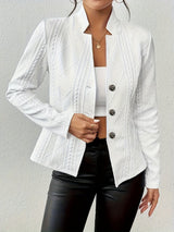Margaret – Eleganter Damen Blazer in White
