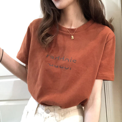 Femme Grafik Statement T-Shirt Heidi-Mode