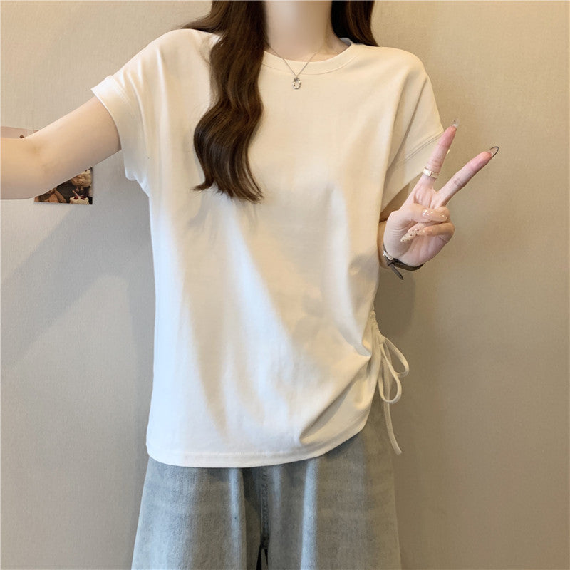 Femme Relaxed Fit Knot Tee Heidi-Mode