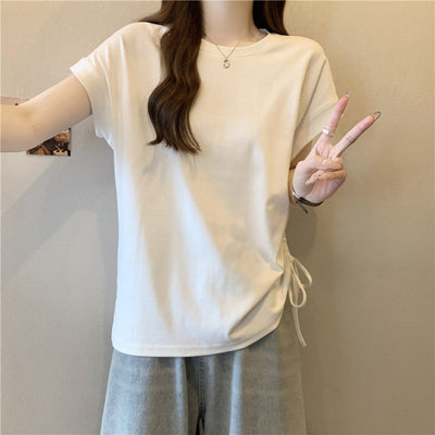 Femme Relaxed Fit Knot Tee Heidi-Mode