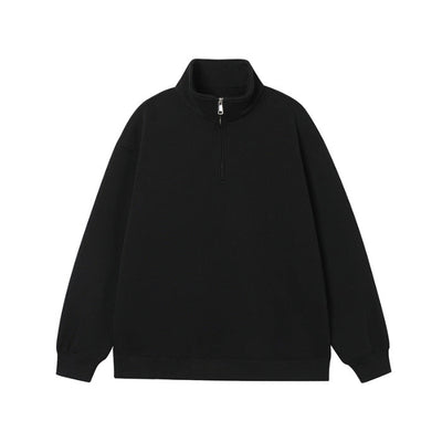 Femme Hochkragen Zip-Up Sweatshirt Heidi-Mode