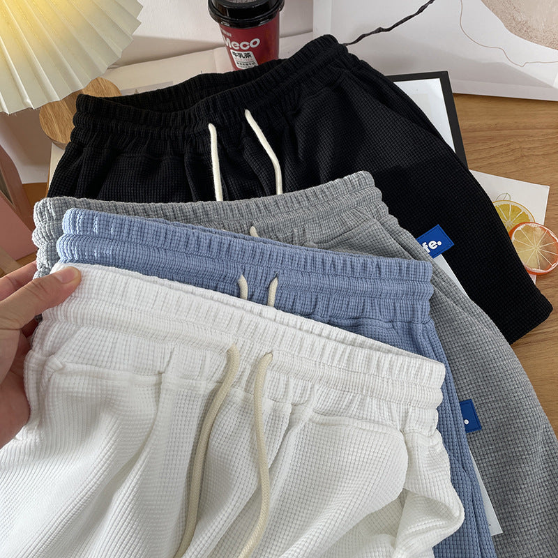 Femme Leichtgewicht Waffelstruktur Lounge Shorts Heidi-Mode