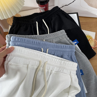 Femme Leichtgewicht Waffelstruktur Lounge Shorts Heidi-Mode