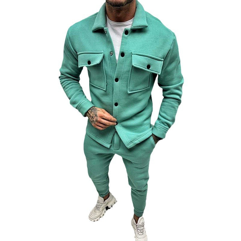 Herren stylischer Freizeitanzug mit praktischen Taschen und modernem Schnitt Aliams