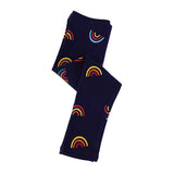 Mädchen Leggings mit buntem Regenbogenmotiv Drune in Orange