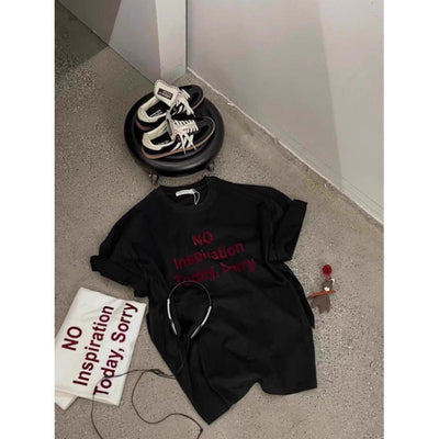 Femme Übergroßes Statement Grafik-T-Shirt Heidi-Mode