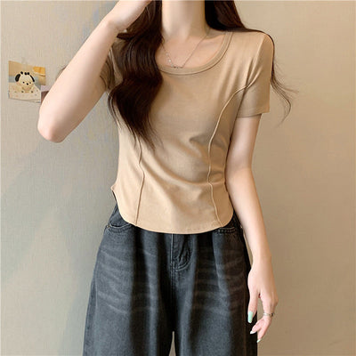 Femme Soft Stretch Kurzarm-T-Shirt Heidi-Mode