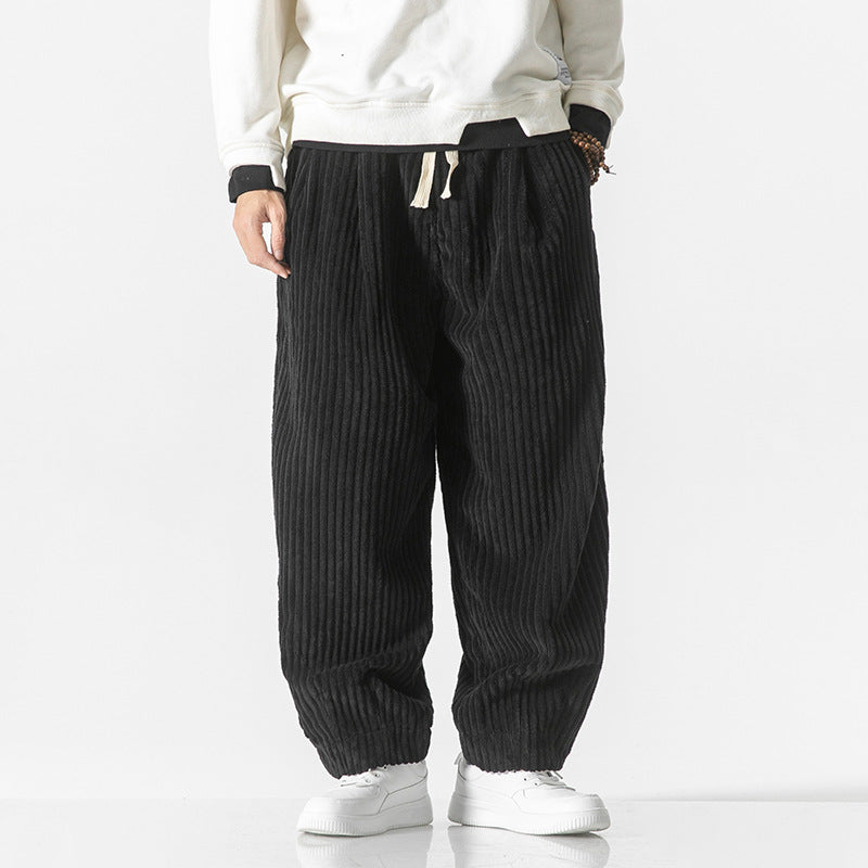 Masaaki | Cordhose – Bequeme Eleganz mit Elastischem Bund und Seitentaschen