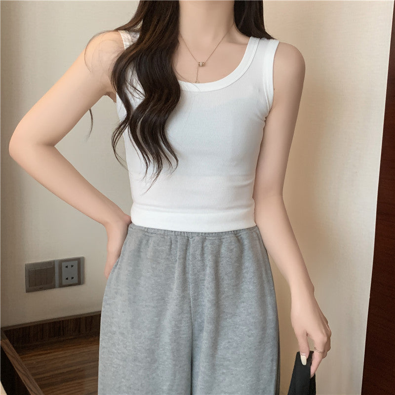 Femme Rippenshirt Leichtgewichtiges Tanktop Heidi-Mode