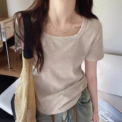 Femme Premium Soft-Fit Freizeit T-Shirt Heidi-Mode