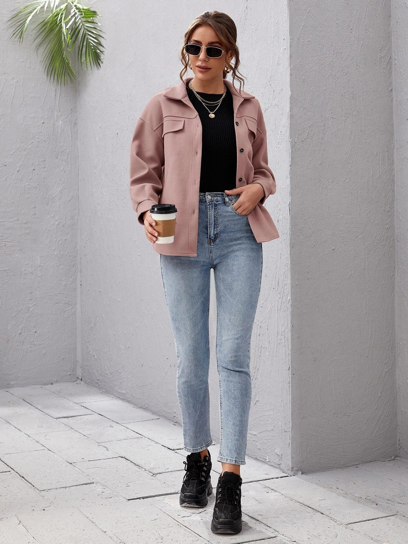 Stilvolle Hemdjacke | Lässige Eleganz | Vielseitiger Look