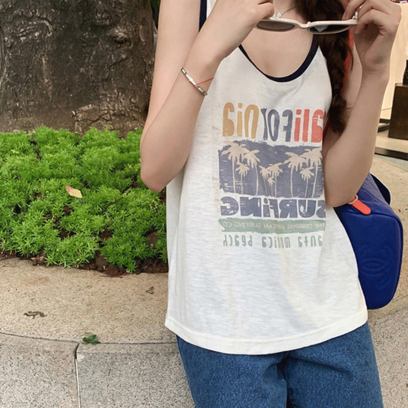 Femme Relaxed Fit Grafik Tanktop Heidi-Mode