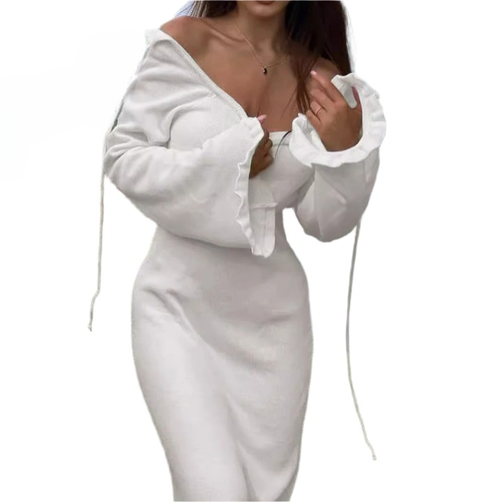 Nicole - Maxikleid mit breiten Ärmeln