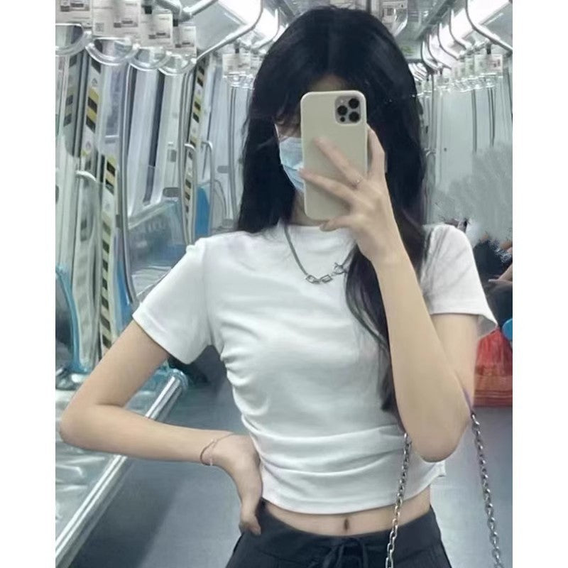 Femme Kurzarm Cropped Top Heidi-Mode