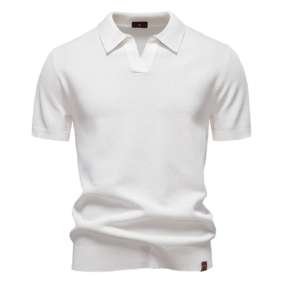 Holger – Strukturiertes Polo-Shirt