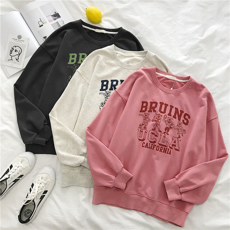 Femme Grafisches Bedrucktes Oversized Sweatshirt Heidi-Mode