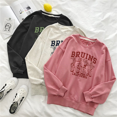 Femme Grafisches Bedrucktes Oversized Sweatshirt Heidi-Mode