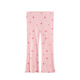 Mädchen Schlagleggings mit floralen Akzenten Drune in Pink