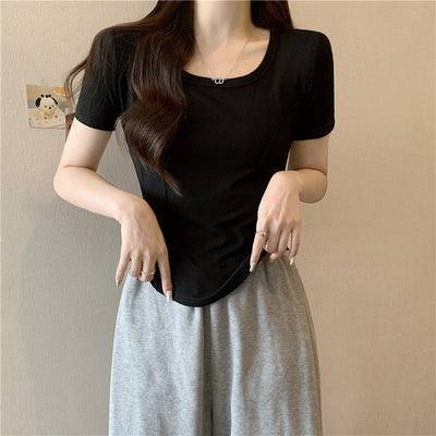 Femme Soft Stretch Kurzarm-T-Shirt Heidi-Mode