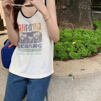 Femme Relaxed Fit Grafik Tanktop Heidi-Mode