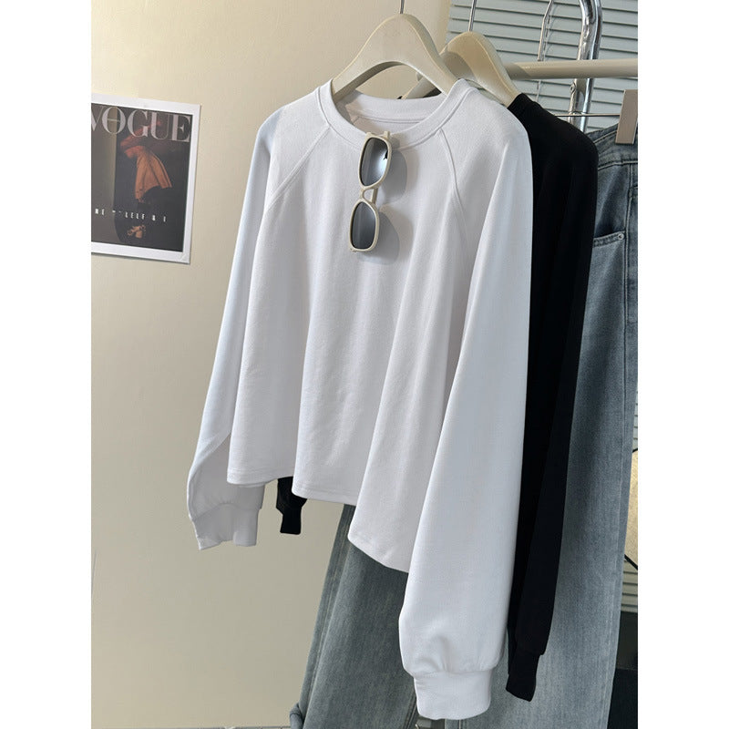 Femme Puffärmel Raglan Sweatshirt Heidi-Mode