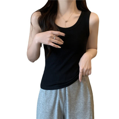 Femme Rippenshirt Leichtgewichtiges Tanktop Heidi-Mode