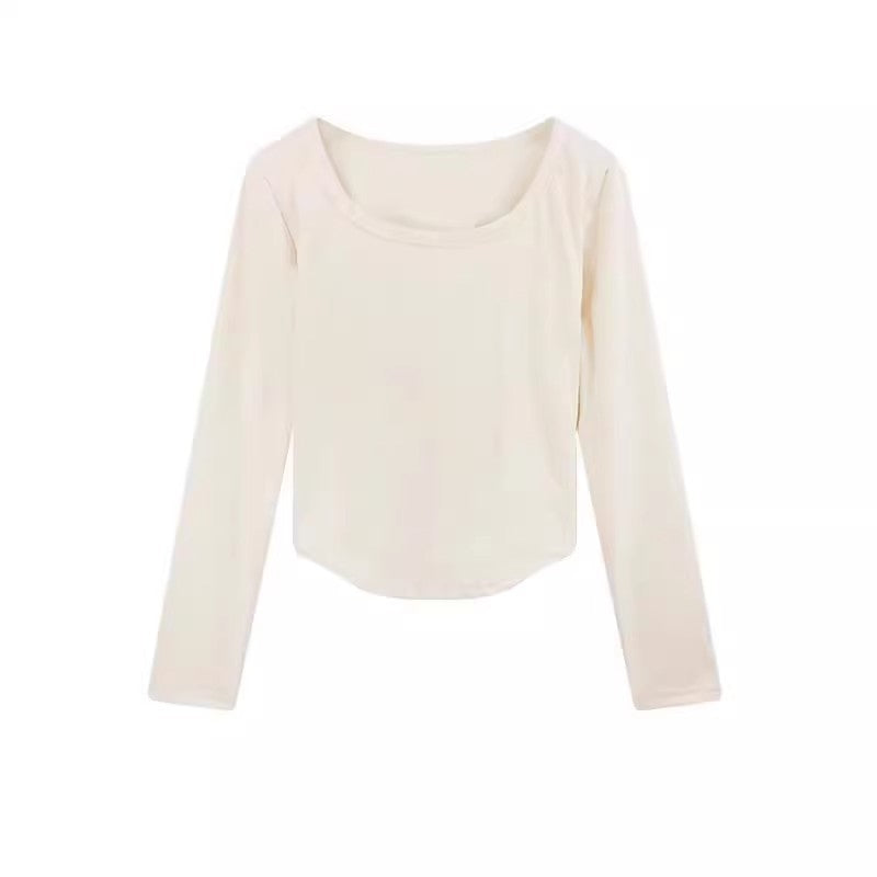 Femme Leichtgewicht Langarm Stretchoberteil Heidi-Mode