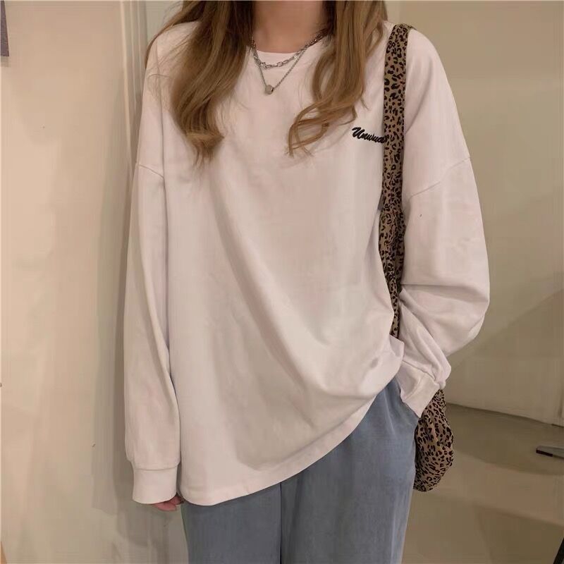 Femme Oversized Graphic Langarm T-Shirt Heidi-Mode