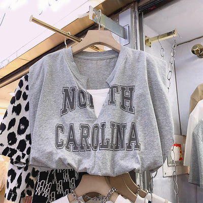 Femme Leichtgewicht Grafik Pullover Heidi-Mode