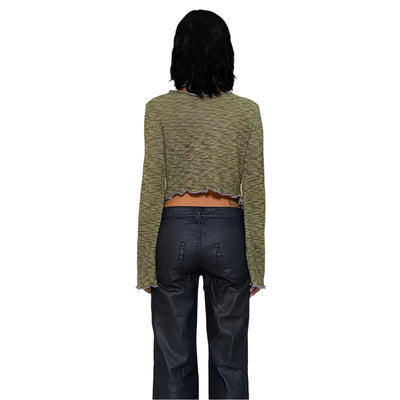 Lindsey - Kurzärmliges Oberteil mit Rüschen