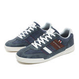 Damen Blaue Schnür-Sneaker Mit Rutschfester Sohle – Gepolsterte Komfortschuhe in Blau