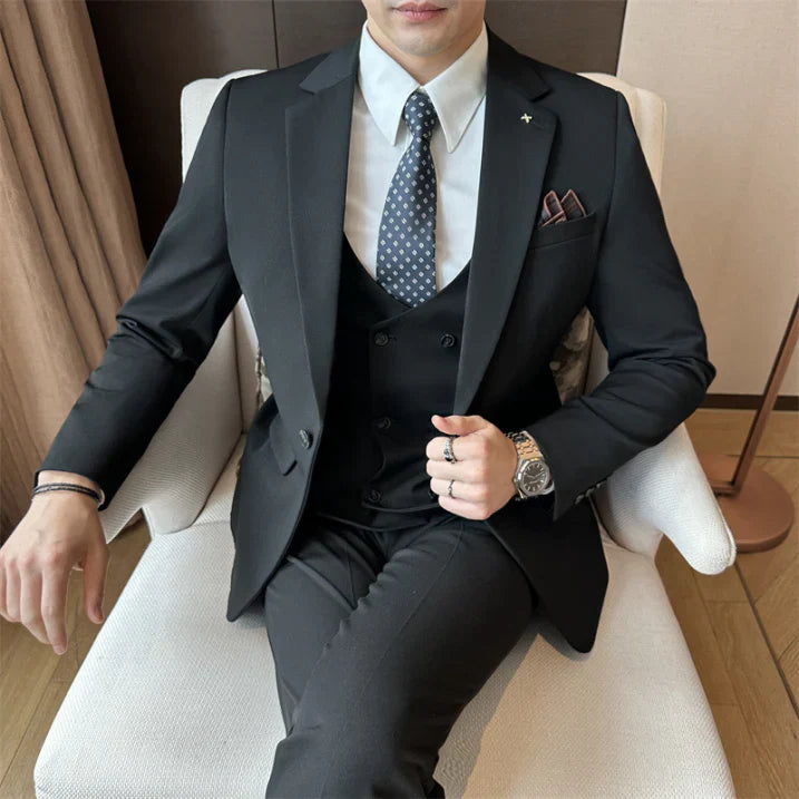 Serena | Eleganter Anzug 3-teiliges Hochzeitsgast Set für Herren