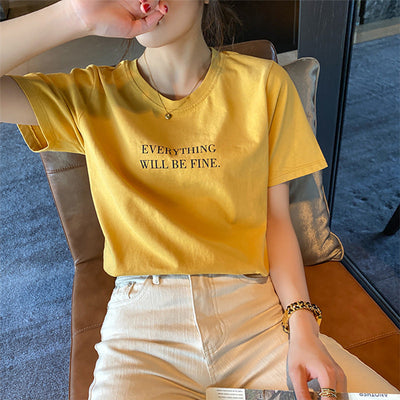 Femme Inspirierendes Grafisches T-Shirt Heidi-Mode