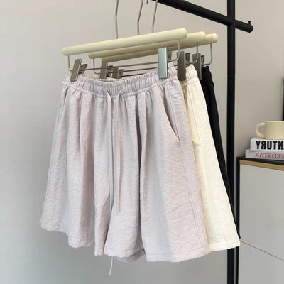 Femme Leichtgewicht Hochgeschnittene Lounge Shorts Heidi-Mode