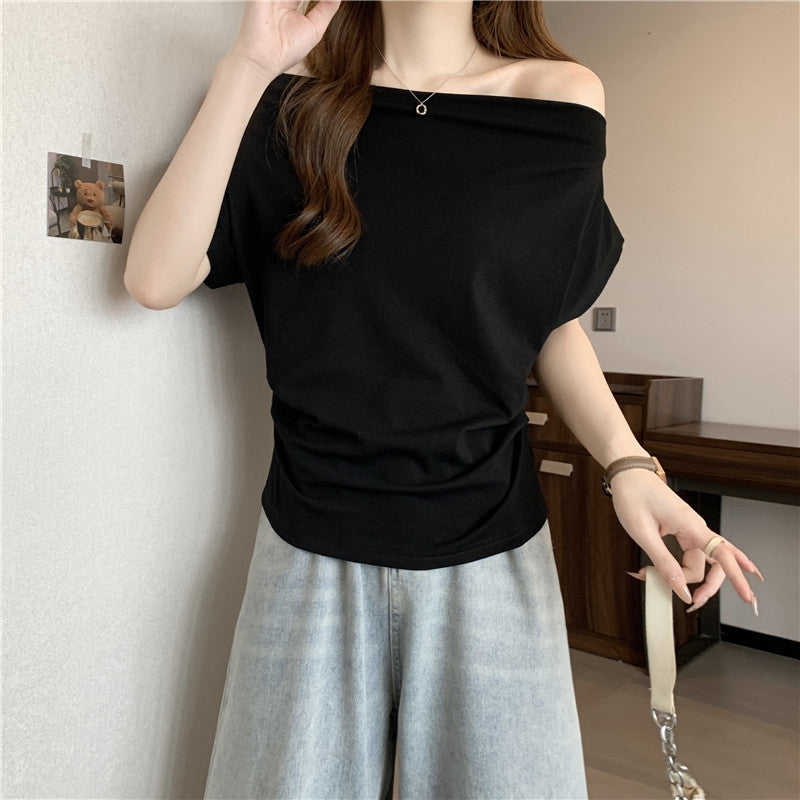 Femme Off-Shoulder Relaxed Fit Top Heidi-Mode