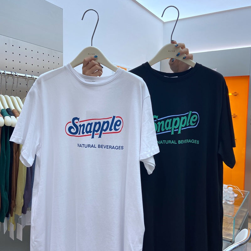 Femme Relaxed Fit Grafik T-Shirt Kleid Heidi-Mode