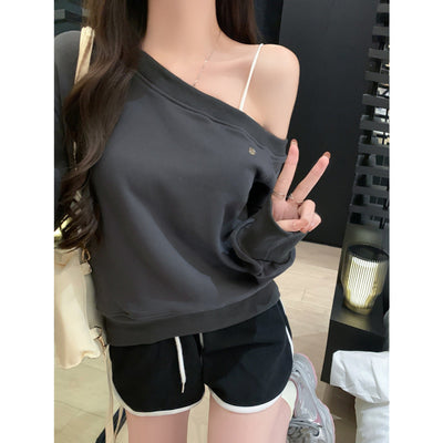 Femme Off-Shoulder Gemütlicher Pullover Heidi-Mode