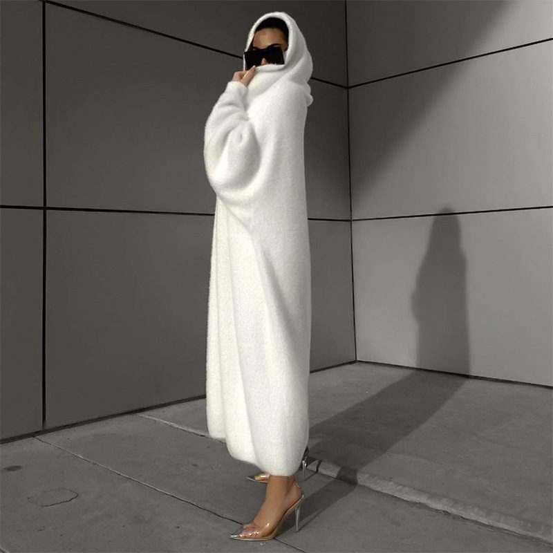 Luxuriöser Mantel | Oversized Design | Elegante Kapuze