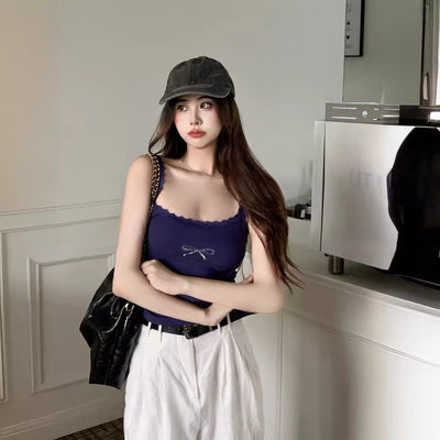 Femme Spitzenbesetztes Camisole-Top Heidi-Mode