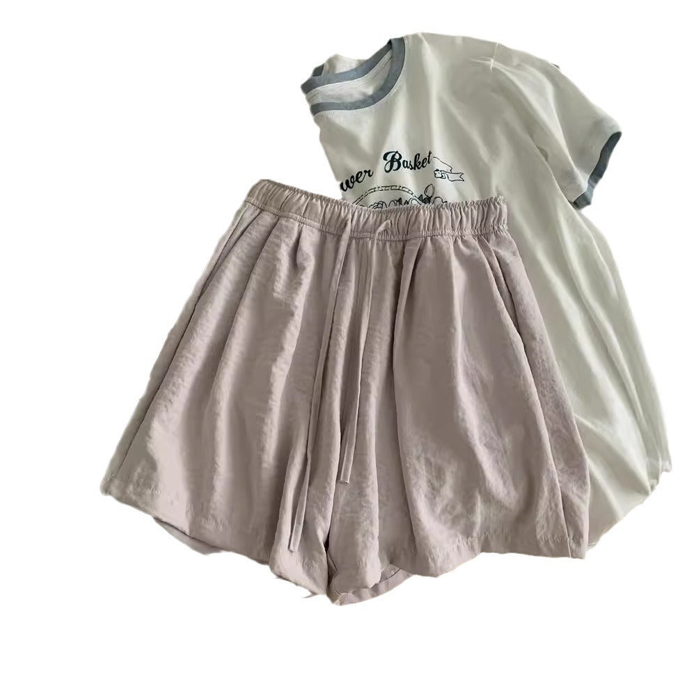 Femme Relaxed Fit Sommer Lounge Shorts mit verstellbarem Bund Heidi-Mode