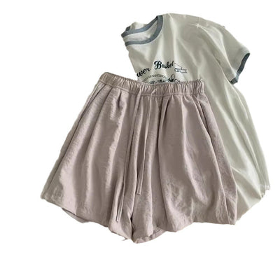 Femme Relaxed Fit Sommer Lounge Shorts mit verstellbarem Bund Heidi-Mode